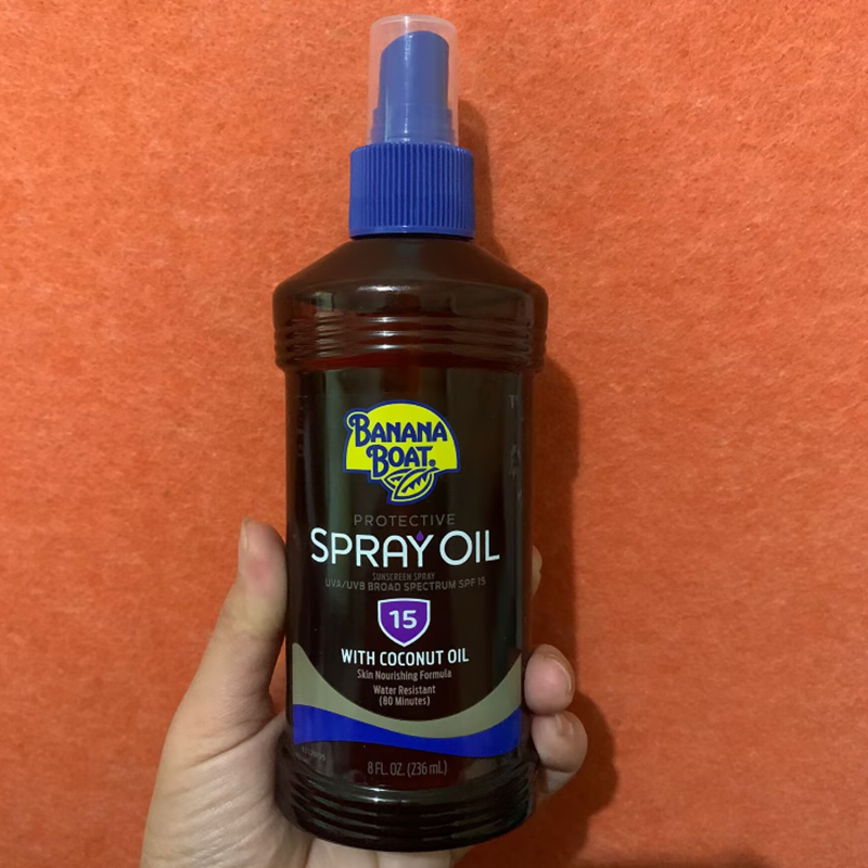 Banana Boat Deep Tanning Oil 236ml - SPF15 Coconut Oil